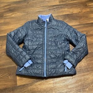 ATHLETA GIRLS BLUE REVERSIBLE JACKET